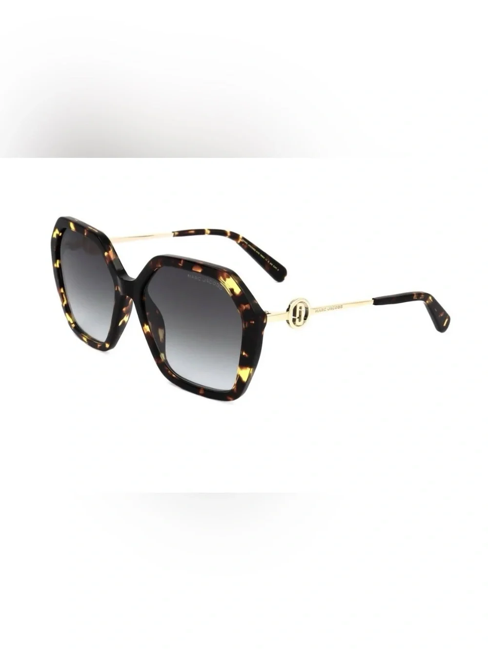 Marc Jacobs MARC 689/S Oversized Luxury Tortoise Gold Gradient Sunglasses 57mm